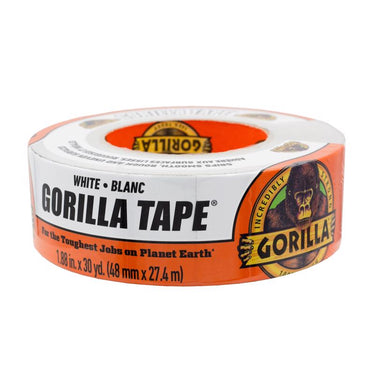 Gorilla 1.88 in. W X 30 yd L White Duct Tape