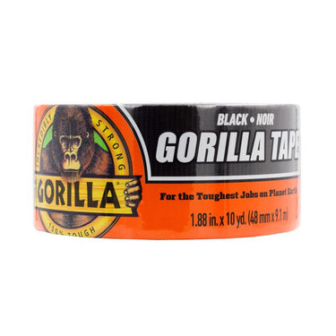 Gorilla 1.88 in. W X 10 yd L Black Duct Tape