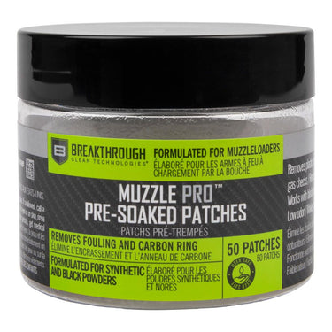 Breakthrough Clean Technologies Muzzle Pro Round Pre-Soaked Cleaning Patches