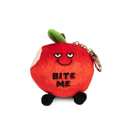Bite Me Apple Plush Punchkin Bag Charm