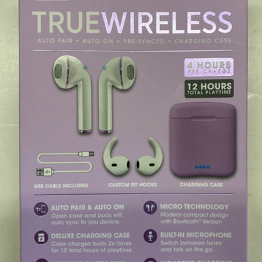 Sentry TrueWireless Earbuds (Purple)
