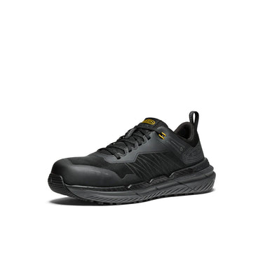 Keen Men's Speedworks Work Sneaker (Carbon Toe) Black/Steel Grey 8.5D