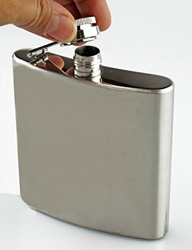 SE Stainless Steel 6 Oz. Hip Flask