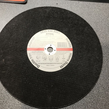 STIHL 14" Asphalt/Ductile Wheel 0835 030 8001