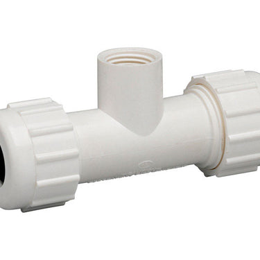 Homewerks Schedule 40 3/4 in. Compression X 3/4 in. D Compression PVC Tee