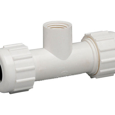 Homewerks Schedule 40 1 in. Compression X 1 in. D Compression PVC Tee