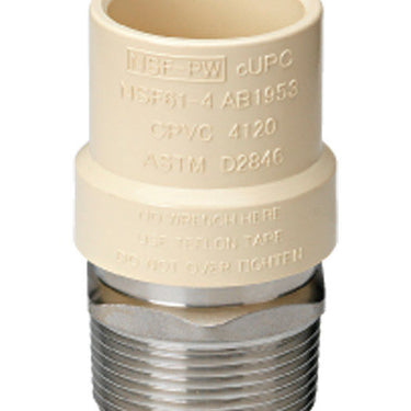 Homewerks Schedule 40 1/2 in. Slip X 1/2 in. D MPT CPVC Adapter