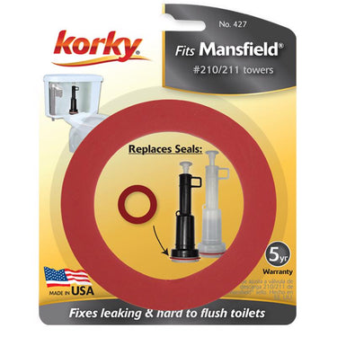 Korky Flush Valve Seal Red For Mansfield