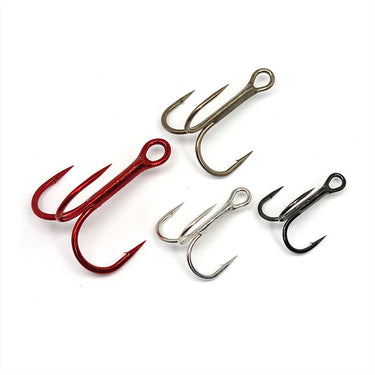 Gamakatsu Treble Round Bend #2 Fishing Hook 2-Pack (Red)