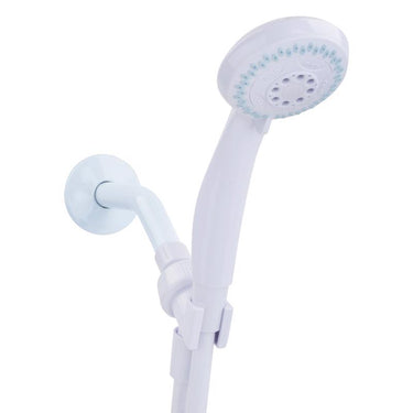 Oakbrook Collection White PVC 3 settings Handheld Showerhead 1.8 gpm