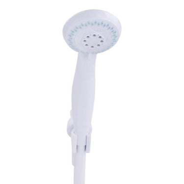 Oakbrook Collection White PVC 3 settings Handheld Showerhead 1.8 gpm