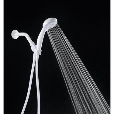 Oakbrook Collection White PVC 3 settings Handheld Showerhead 1.8 gpm