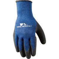 Wells Lamont 524S Mens Latex Coated Palm Dip Glove - Small