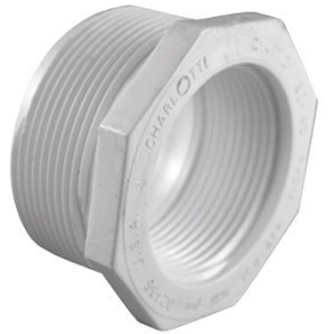 Charlotte Pipe Schedule 40 3/4 in. MPT X 1/2 in. D FPT PVC Reducing Bushing 1 pk