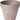 Deroma 5 in. H X 6 in. D Clay Standard Planter Brown Moka