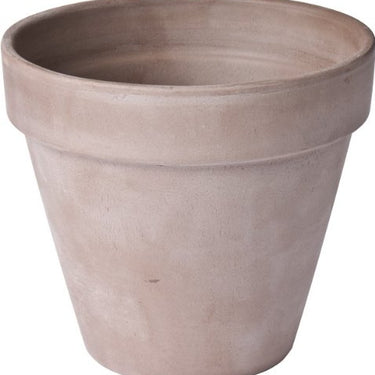 Deroma 5 in. H X 6 in. D Clay Standard Planter Brown Moka