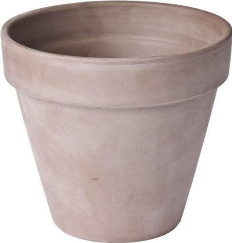 Deroma 5 in. H X 6 in. D Clay Standard Planter Brown Moka