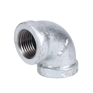 STZ Industries 1/2 in. FIP each X 1/2 in. D FIP Galvanized Malleable Iron 90 Degree Elbow