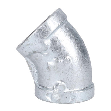 STZ Industries 3/4 in. FIP each X 3/4 in. D FIP Galvanized Malleable Iron 45 Degree Elbow