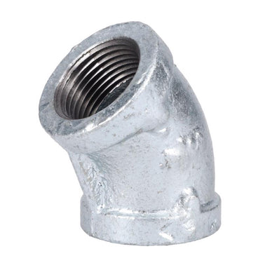 STZ Industries 3/4 in. FIP each X 3/4 in. D FIP Galvanized Malleable Iron 45 Degree Elbow