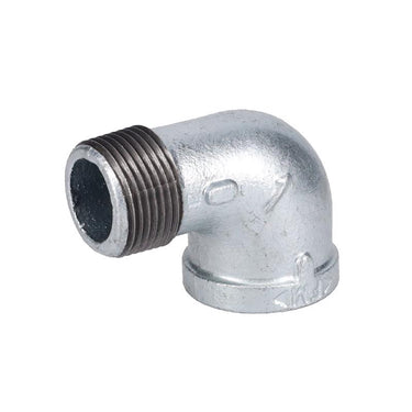 STZ Industries 1 in. FIP each X 1 in. D MIP Galvanized Malleable Iron 90 Degree Street Elbow
