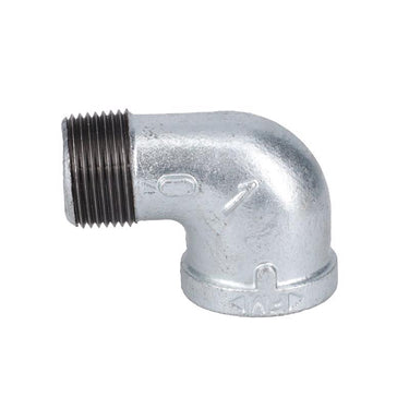 STZ Industries 1 in. FIP each X 1 in. D MIP Galvanized Malleable Iron 90 Degree Street Elbow