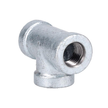 STZ Industries 1/4 in. FIP each X 1/4 in. D FIP 1/4 in. D FIP Galvanized Malleable Iron Tee