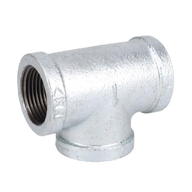 STZ Industries 1 in. FIP each X 1 in. D FIP 1 in. D FIP Galvanized Malleable Iron Tee