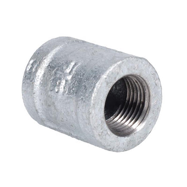 STZ Industries 3/8 in. FIP each X 3/8 in. D FIP Galvanized Malleable Iron Coupling