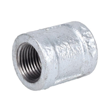 STZ Industries 1/2 in. FIP each X 1/2 in. D FIP Galvanized Malleable Iron Coupling