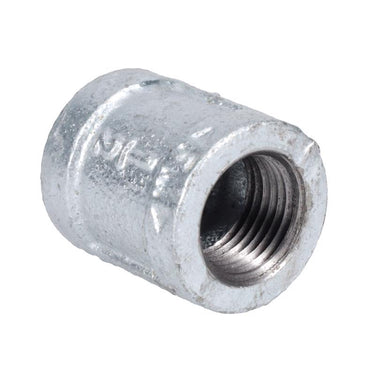 STZ Industries 1/2 in. FIP each X 1/2 in. D FIP Galvanized Malleable Iron Coupling
