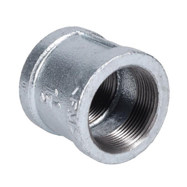 STZ Industries 1-1/2 in. FIP each X 1-1/2 in. D FIP Galvanized Malleable Iron Coupling