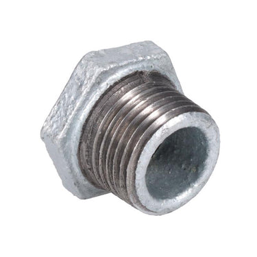 STZ Industries 1/2 in. MIP each X 1/4 in. D FIP Galvanized Malleable Iron Hex Bushing