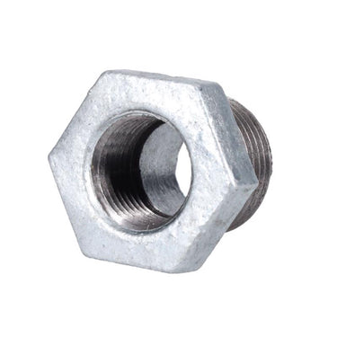 STZ Industries 1/2 in. MIP each X 3/8 in. D FIP Galvanized Malleable Iron Hex Bushing