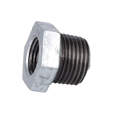 STZ Industries 1/2 in. MIP each X 3/8 in. D FIP Galvanized Malleable Iron Hex Bushing