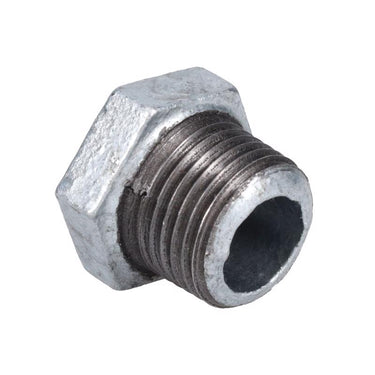 STZ Industries 1/2 in. MIP each X 3/8 in. D FIP Galvanized Malleable Iron Hex Bushing