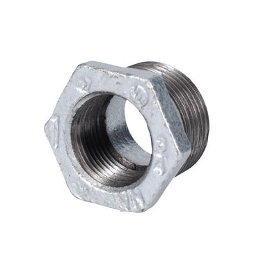 STZ Industries 1 in. MIP each X 3/4 in. D FIP Galvanized Malleable Iron Hex Bushing
