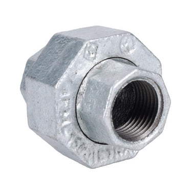 STZ Industries 1/2 in. FIP each X 1/2 in. D FIP Galvanized Malleable Iron Union