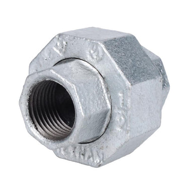 STZ Industries 1/2 in. FIP each X 1/2 in. D FIP Galvanized Malleable Iron Union