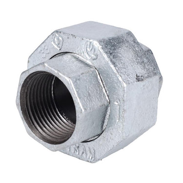 STZ Industries 1 in. FIP each X 1 in. D FIP Galvanized Malleable Iron Union