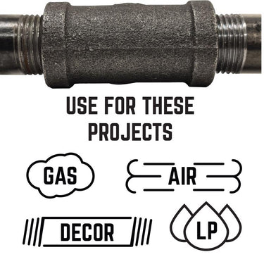 STZ Industries 1/2 in. MIP each Black Malleable Iron Plug