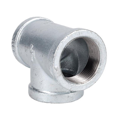 STZ Industries 1-1/2 in. FIP each X 1-1/2 in. D FIP 1-1/2 in. D FIP Galvanized Malleable Iron Tee