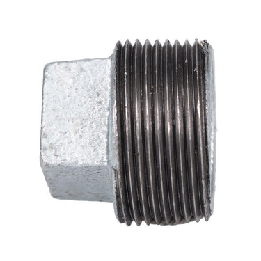 STZ Industries 1-1/4 in. MIP each Galvanized Malleable Iron Plug