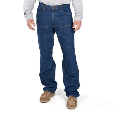 Key Double Front Denim Logger Dungaree (Indigo Denim Enzyme Wash) Size 34x34