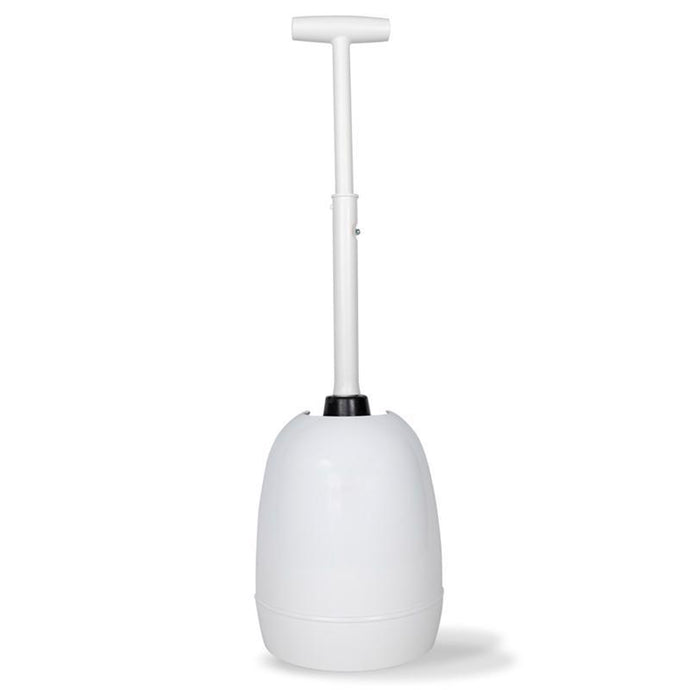 Korky Beehive Max Toilet Plunger with Holder 16 in. L X 6 in. D