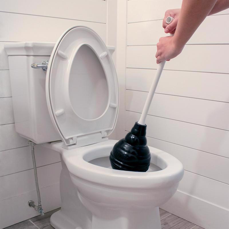 Load image into Gallery viewer, Korky Beehive Max Toilet Plunger with Holder 16 in. L X 6 in. D
