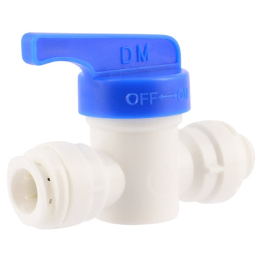 SharkBite 3/8 in. Push-Fit X 3/8 in. Plastic Straight Stop Valve