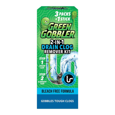 Green Gobbler Ecoworks Powder Drain Opener Pacs 6.53 oz 3 pk