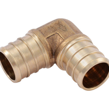 SharkBite 3/4 in. Barb X 3/4 in. D Barb Brass 90 Degree Elbow