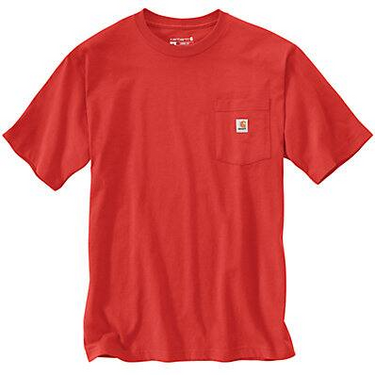 Carhartt Loose Fit Heavyweight Short-Sleeve Pocket T-Shirt (Roasted Tomato) Size XLT
